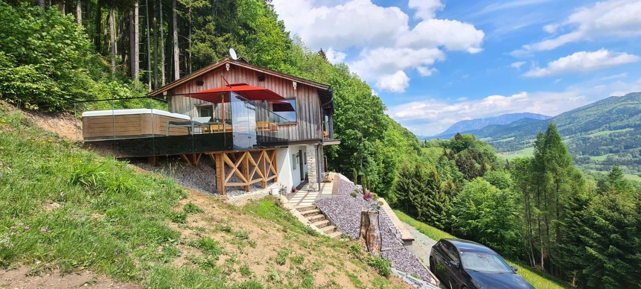 Ruhige Bergvilla In Alleinlage Am Mondsee Mit Seeblick Bergblick Und Whirlpool Innerschwand ภายนอก รูปภาพ