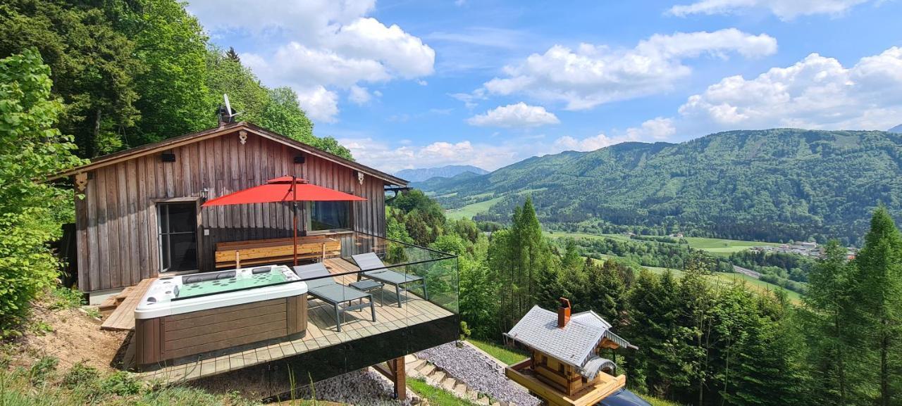 Ruhige Bergvilla In Alleinlage Am Mondsee Mit Seeblick Bergblick Und Whirlpool Innerschwand ภายนอก รูปภาพ